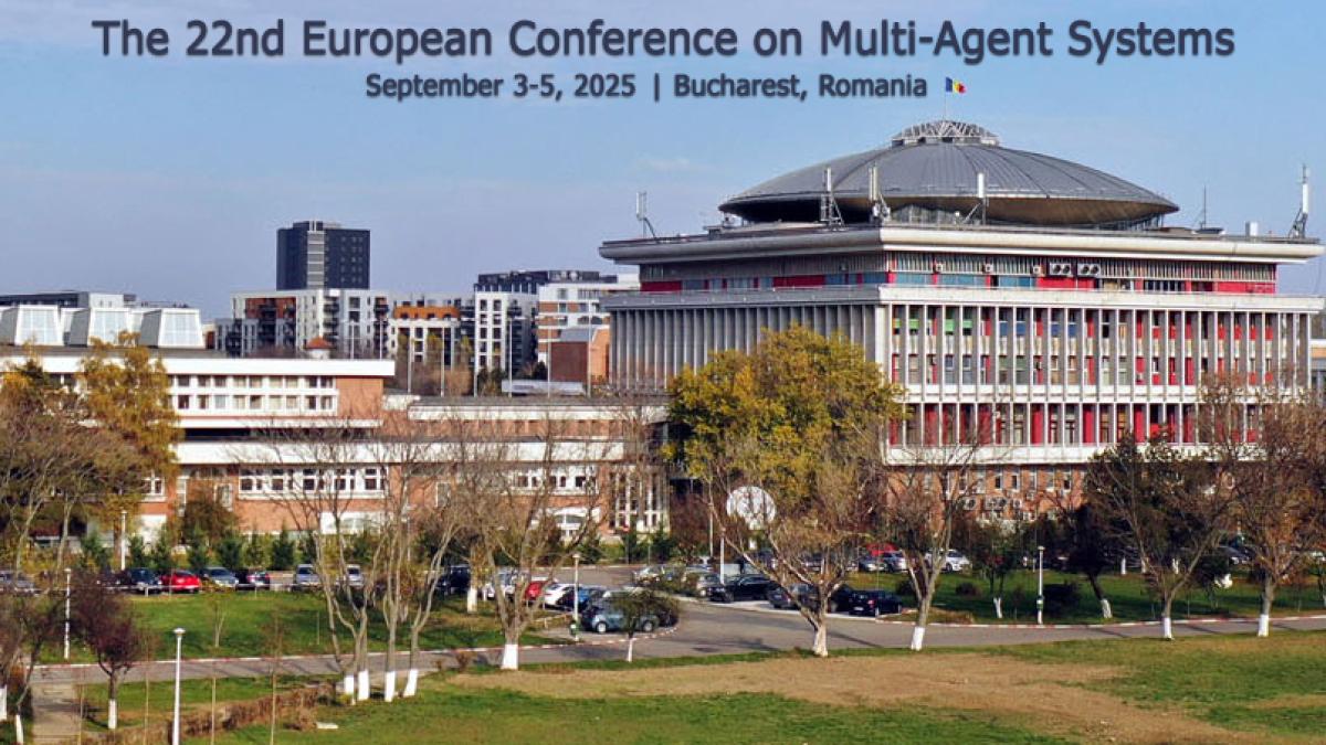 XXII Conferencia Europea sobre Sistemas Multi-Agente (EUMAS 2025), Bucarest
