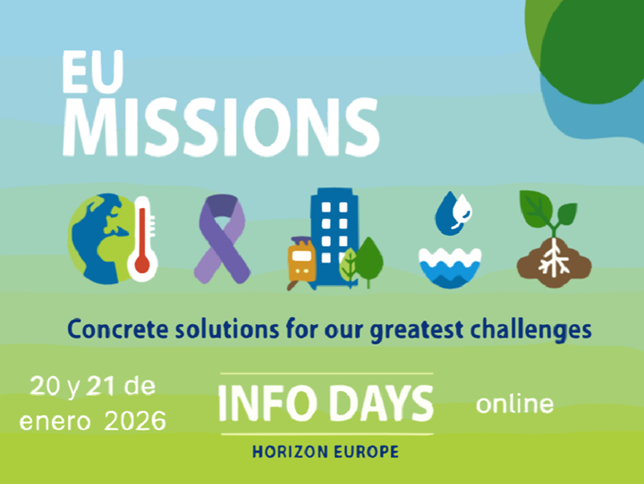 Info days Misiones Horizonte Europa, convocatorias 2026