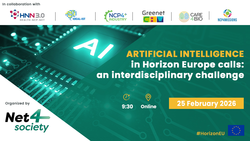 Online brokerage event: Inteligencia Artificial en las convocatorias Horizonte Europa