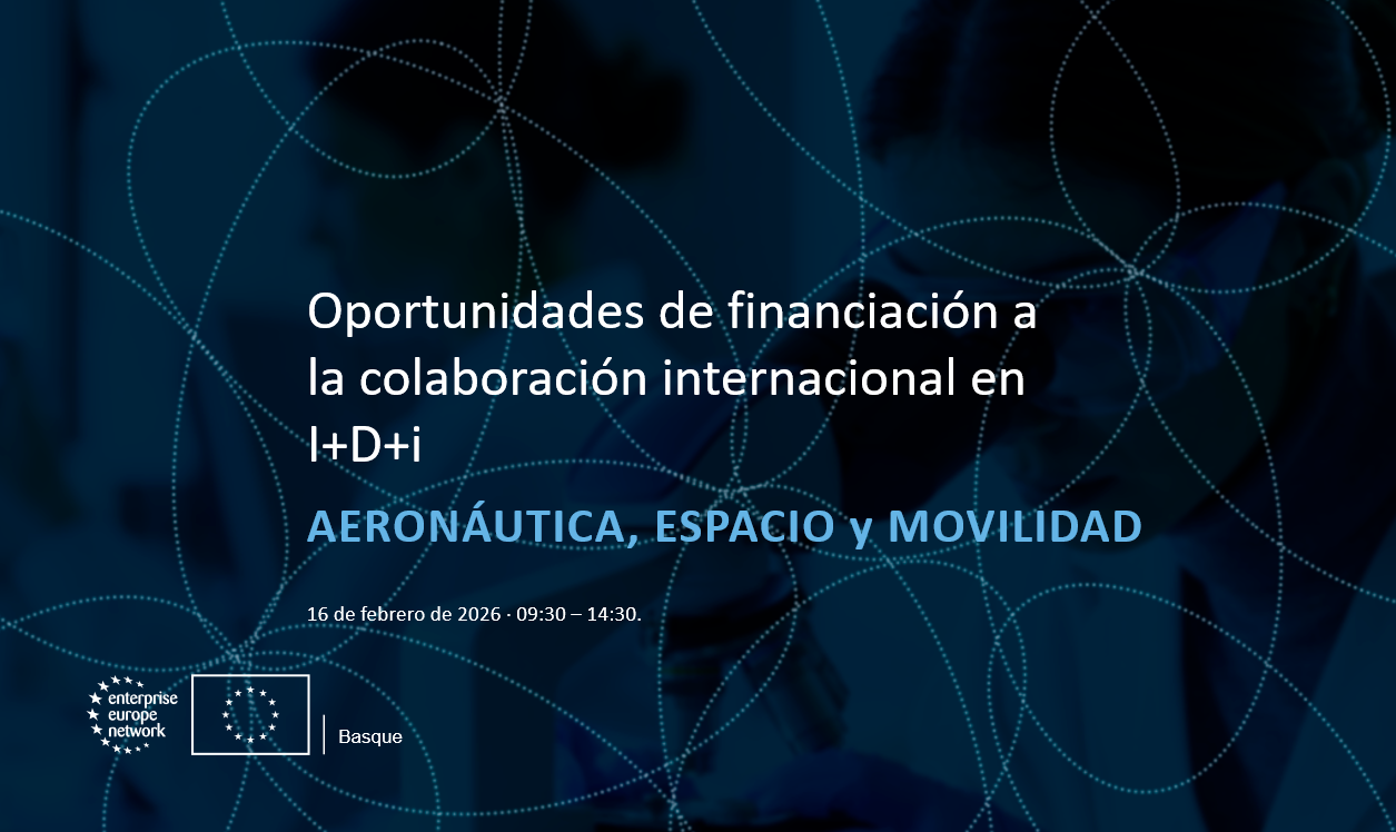 Jornada oportunidades financiación colaboración internacional I+D+i
