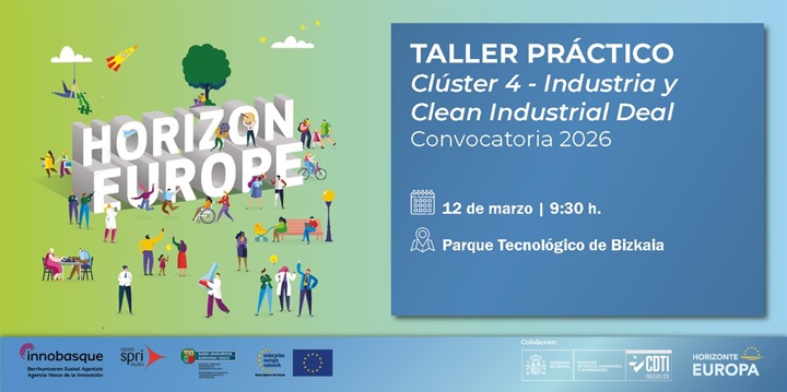 Taller práctico para las convocatorias del Clúster 4 - Industria y el Clean Industrial Deal