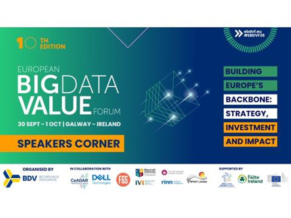 European Big Data Value Forum 2026: Galway se convierte en el epicentro de la estrategia europea de IA y datos. 