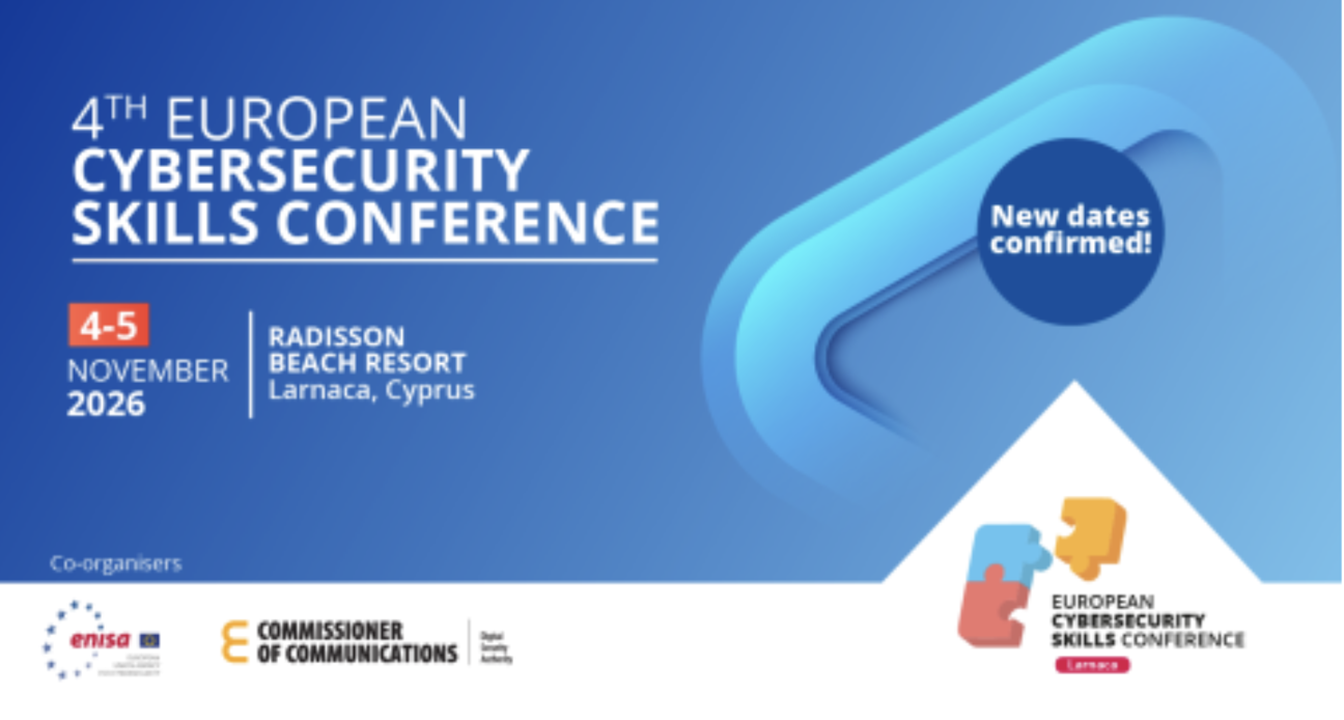 European Cybersecurity Skills Conference 2026: la UE abordará en Chipre los retos de talento, IA y cualificaciones en ciberseguridad.  